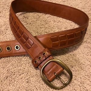 Authentic Coach Leather Belt